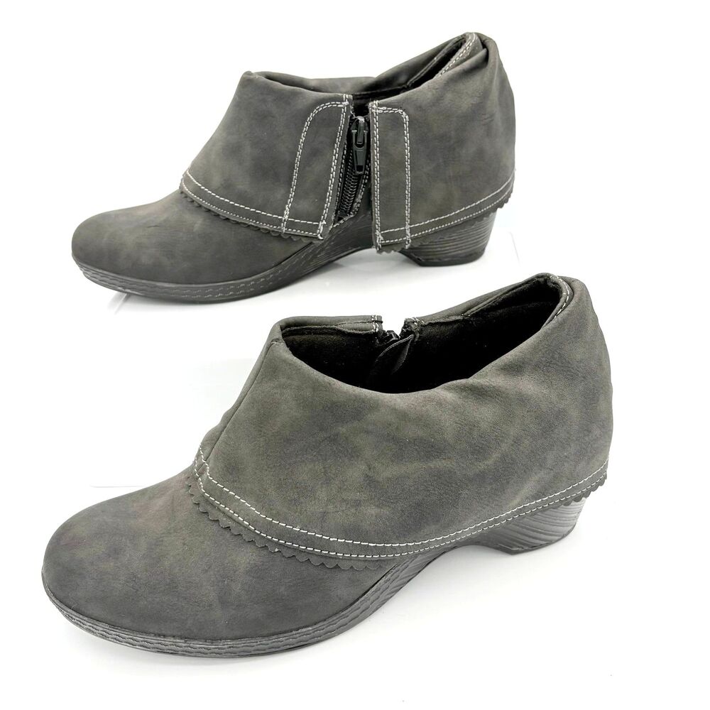 Dr. Scholl's Tuscany Advanced Comfort Series black ankle booties size 7.5M